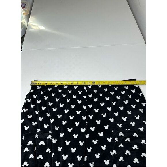 Disney Women’s Fleece Pajamas Pants Black White Elastic Waistband Size 2X - Picture 6 of 10